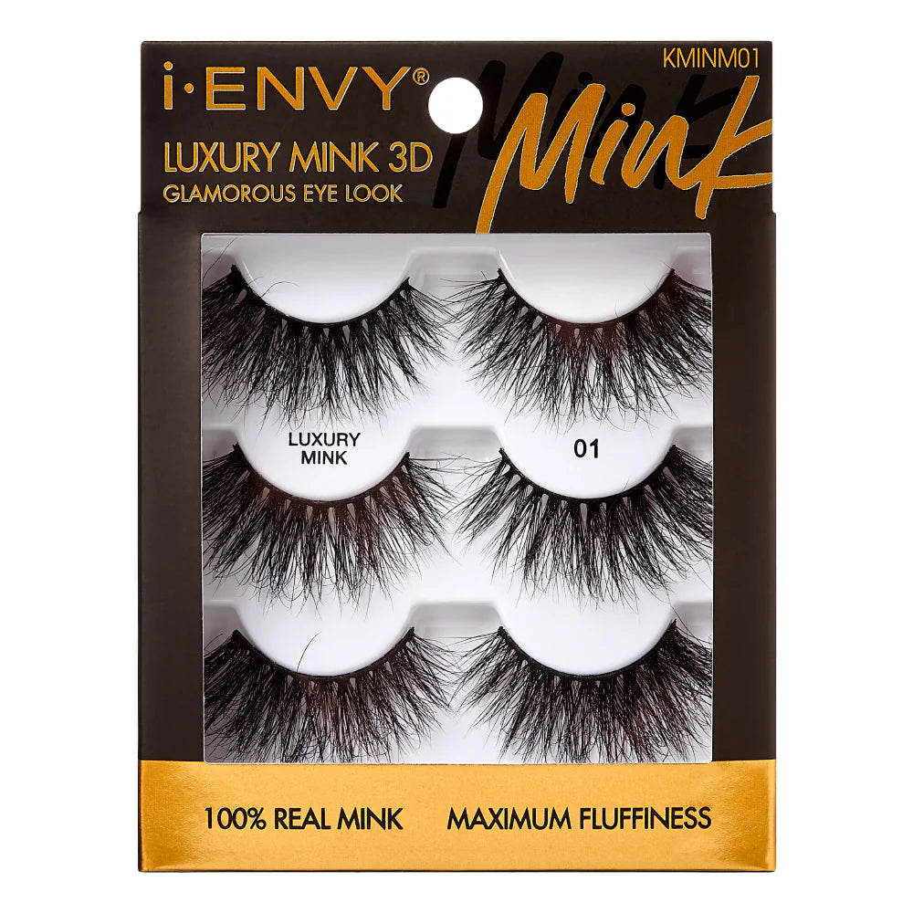 iENVY Luxury Mink Strip Lashes Multi Pack