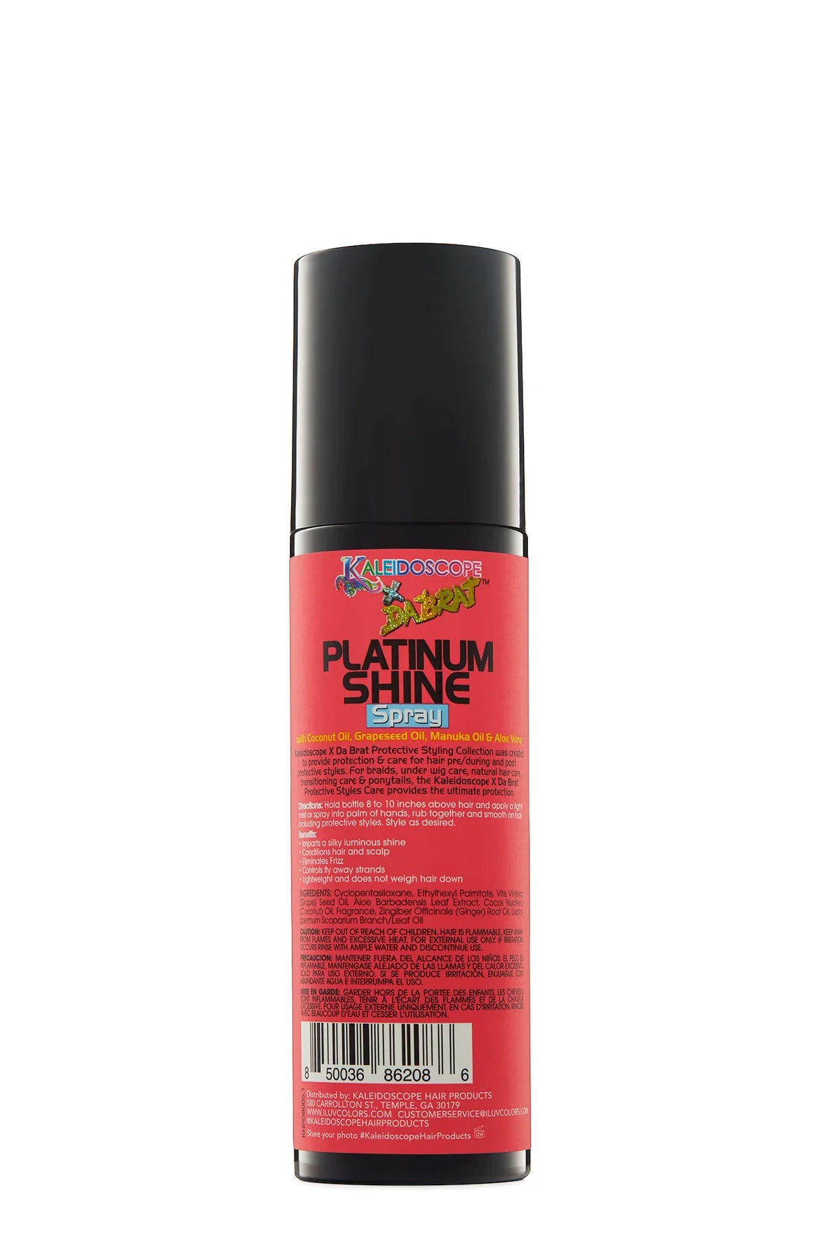 Kaleidoscope Da Brat Collection Platinum Shine Spray