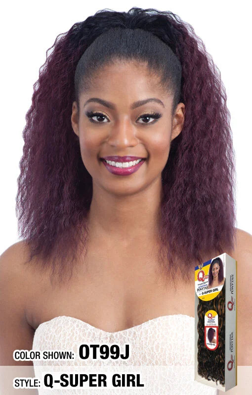 Que - Q-Super Girl Human Hair Mastermix Ponytail