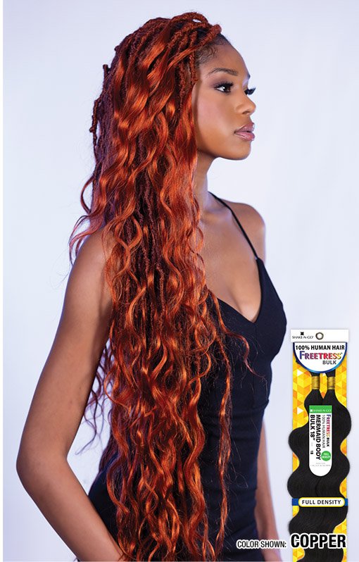Freetress 100% Human Hair Bulk 18” - Mermaid Body Bulk