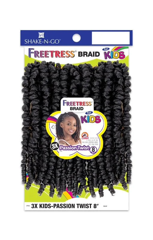 Freetress 3X Kids-Passion Twist 8"