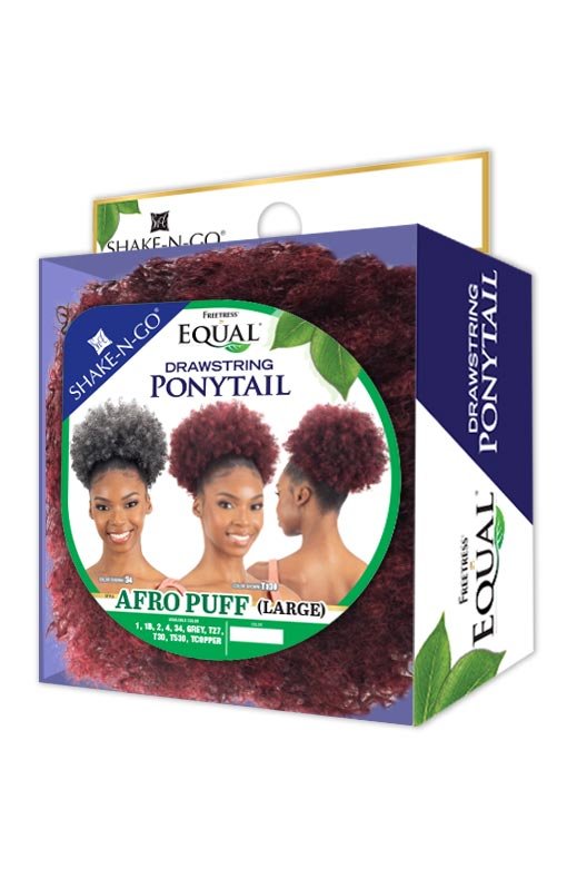 EQUAL Drawstring Ponytail - Afro Puff