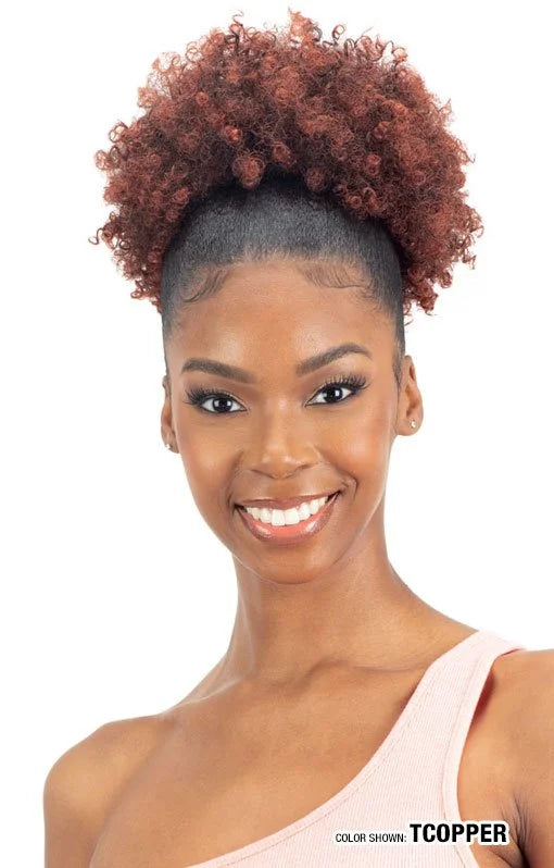 EQUAL Drawstring Ponytail - Afro Puff