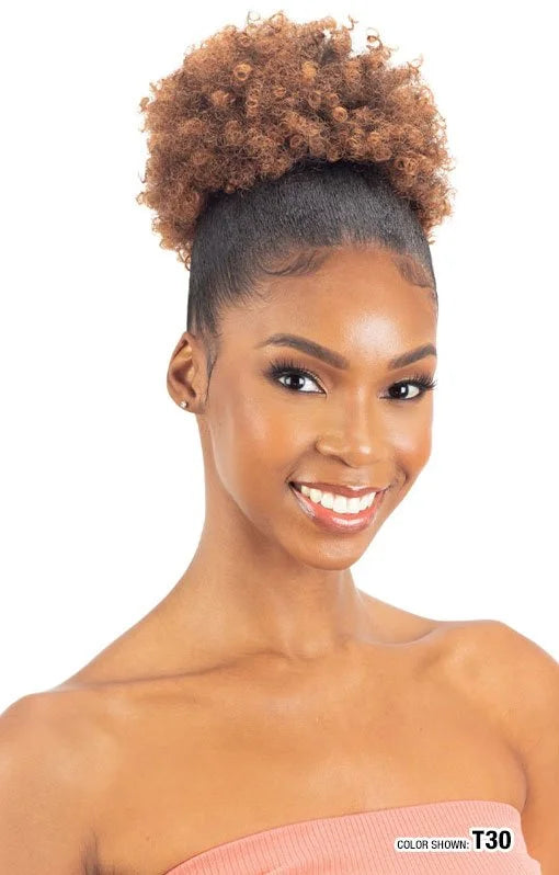 EQUAL Drawstring Ponytail - Afro Puff