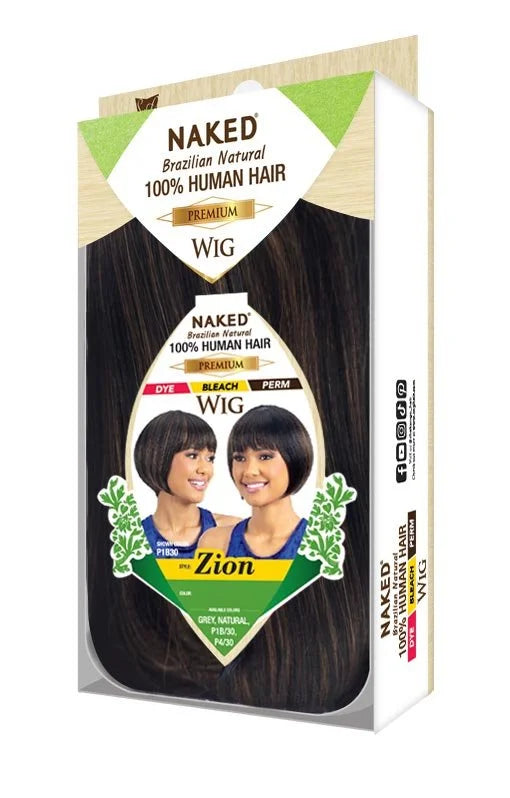 Naked Human Hair Wig - Zion