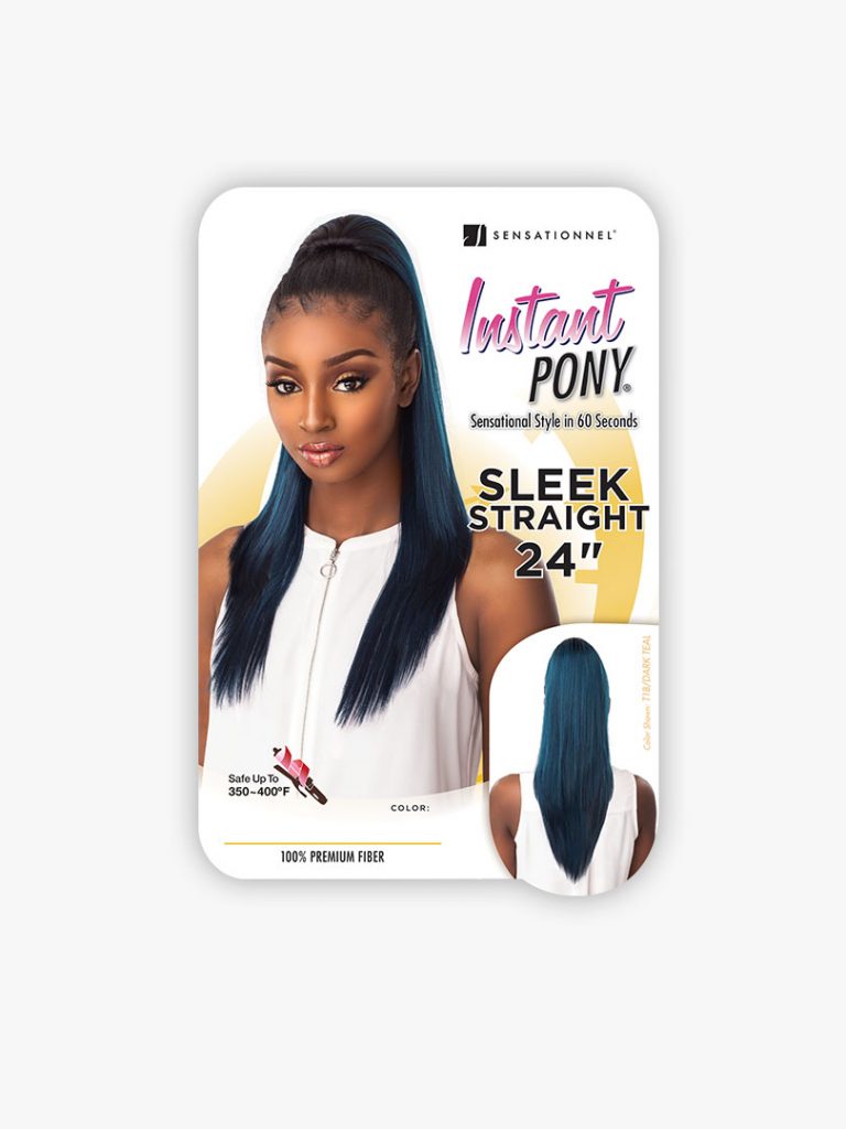 Instant Pony Sleek Straight 24"