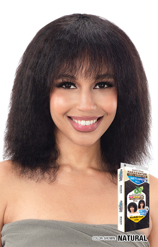 Naked Nature Wet & Wavy Wig - Waikiki Curl (Natural)