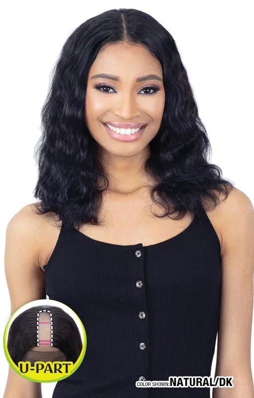 Naked Nature Human Hair Wig - Tru-2-U (U-Part) Body Wave