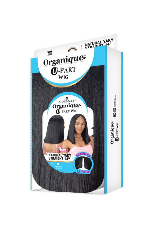 Organique U-Part Wig - Natural Yaki Straight 14”