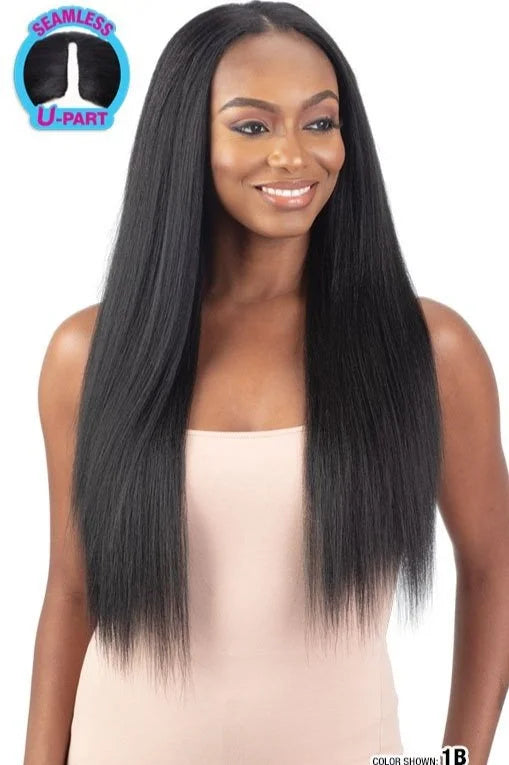 Organique U-Part Wig - Natural Yaki Straight 28”