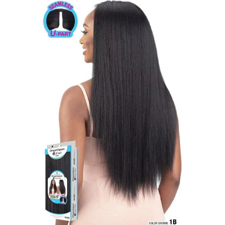 Organique U-Part Wig - Natural Yaki Straight 28”