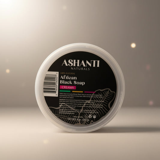 Ashanti African Black Soap - Creamy