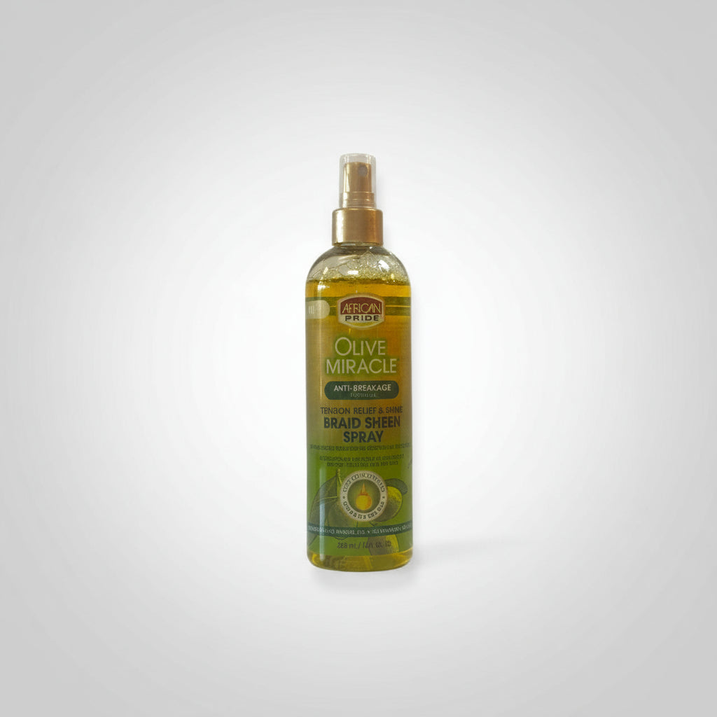 African Pride Olive Miracle Braid Sheen Spray