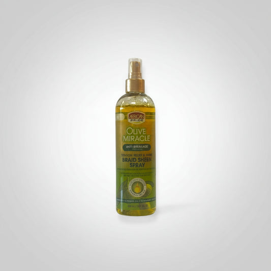 African Pride Olive Miracle Braid Sheen Spray