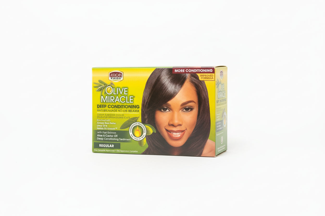 African Pride Olive Relaxer Kit