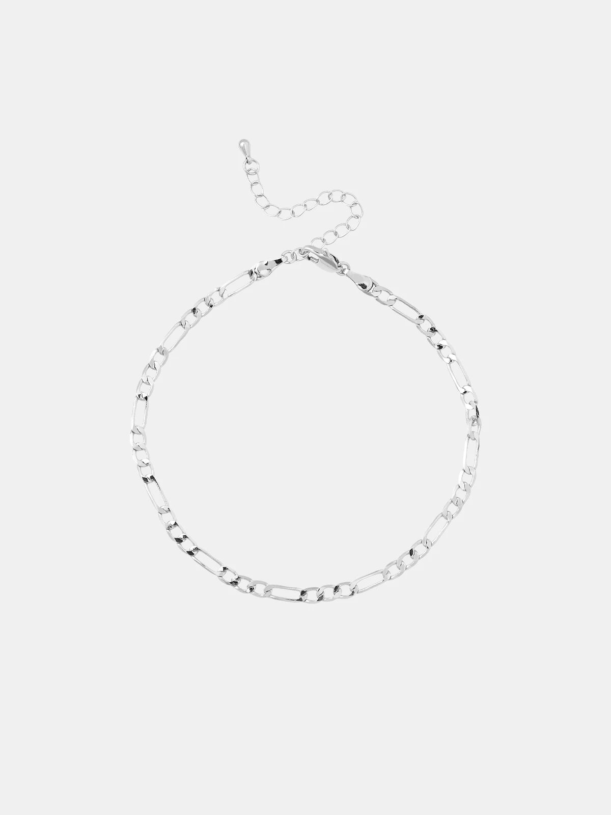 Red by Kiss Jewelry - White Gold Toned Anklet