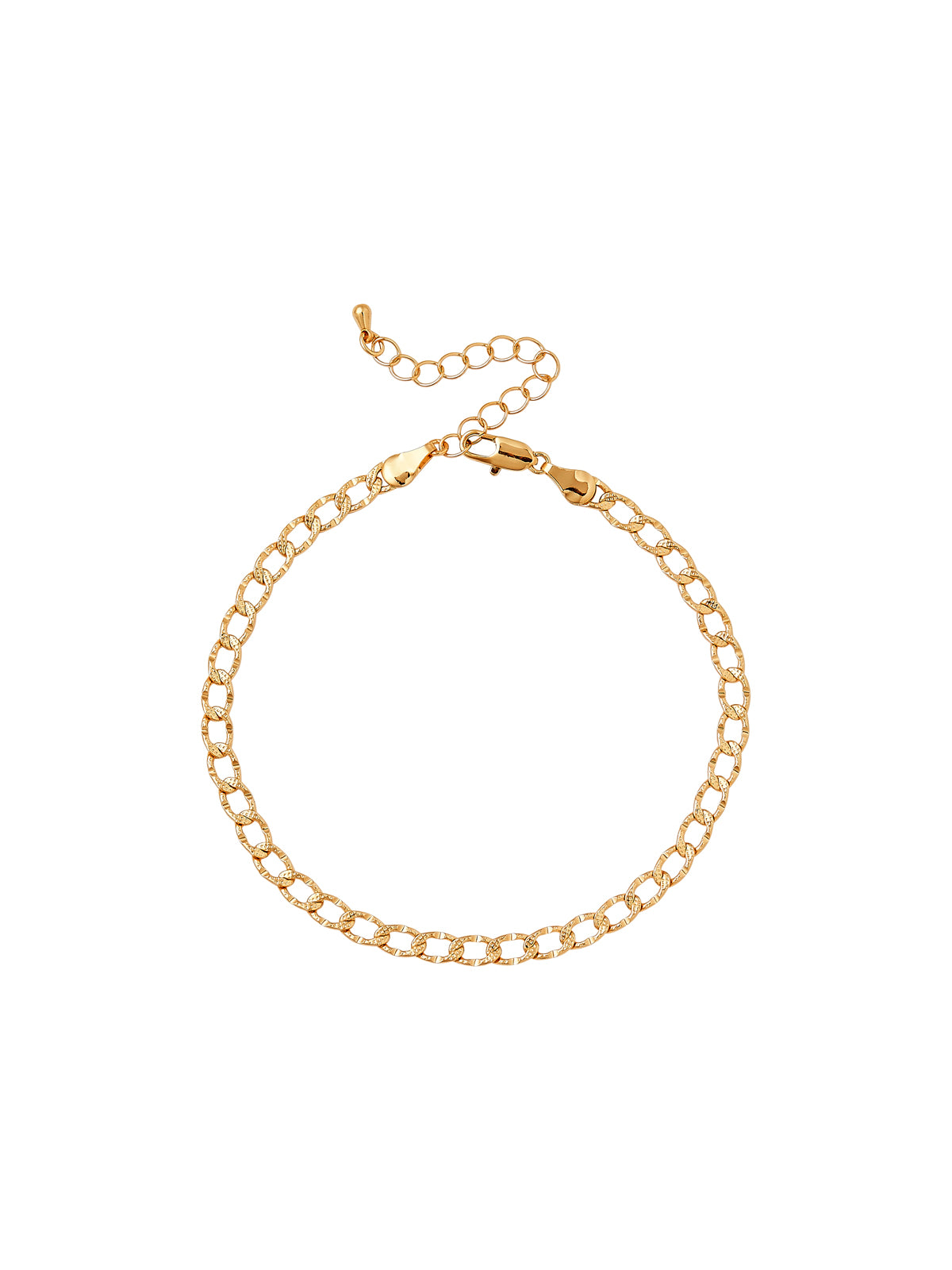 Red by Kiss Jewelry - 14K Gold Plated Anklet