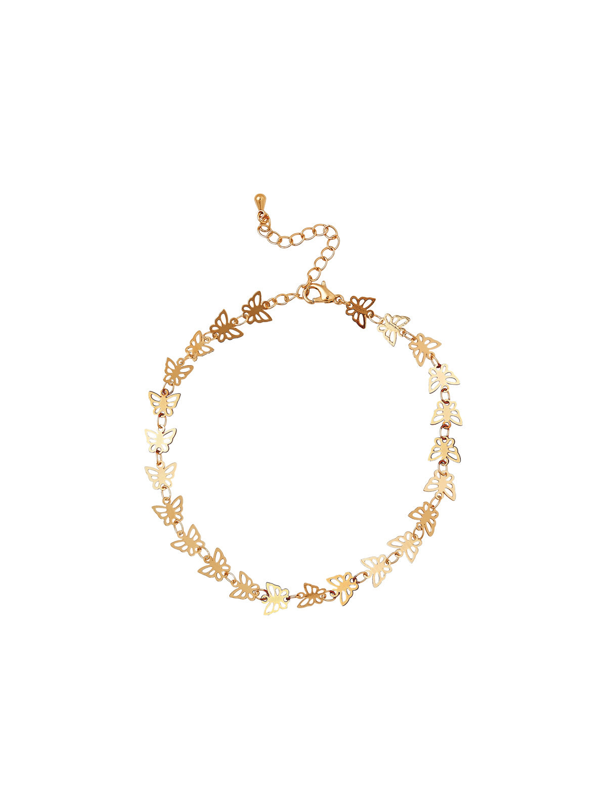 Red by Kiss Jewelry - 14K Gold Plated Anklet