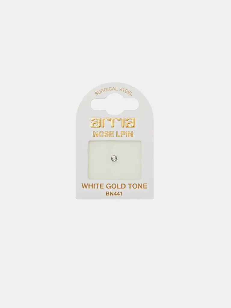 Red By Kiss Jewelry - White Gold Nose Lpin