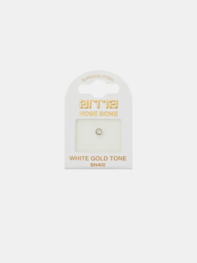 Red By Kiss Jewelry - White Gold Nose Bone