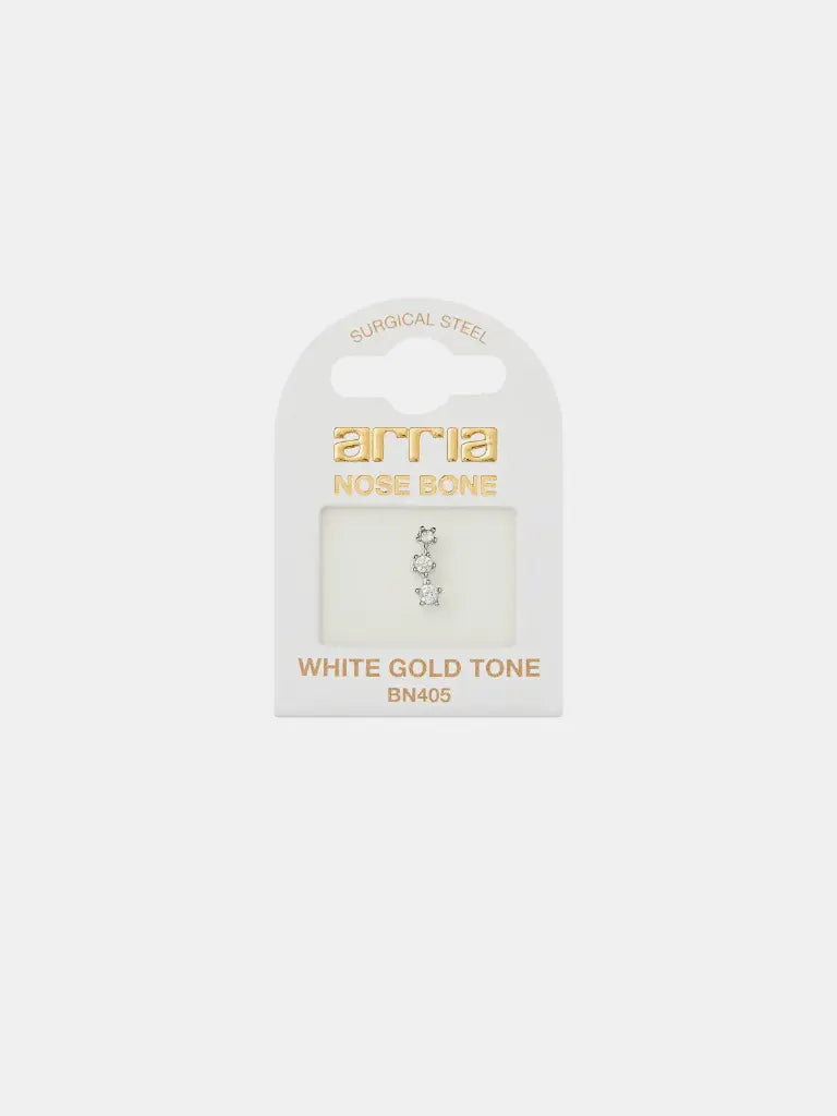 Red By Kiss Jewelry - White Gold Nose Bone