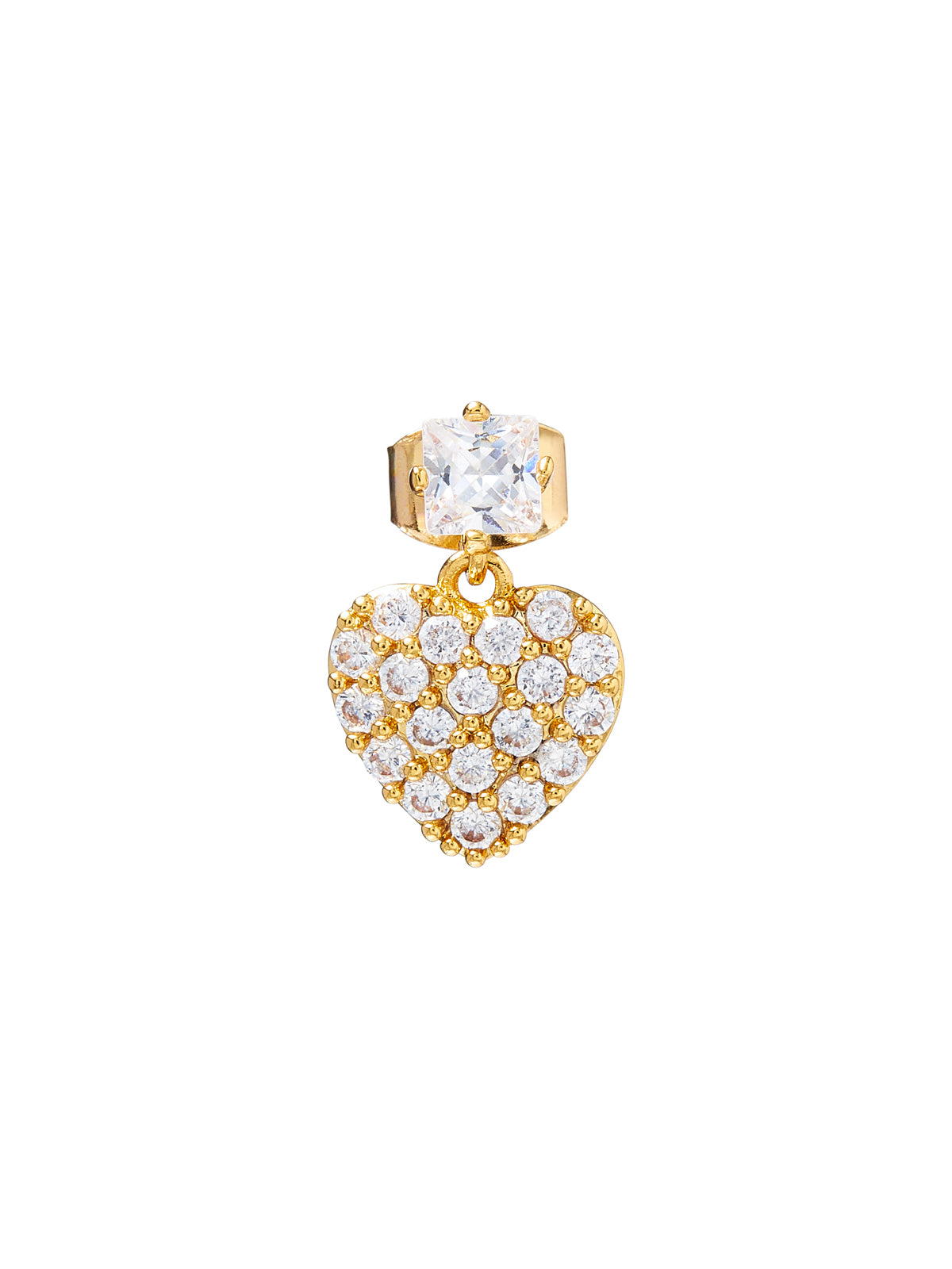 Red By Kiss Jewelry - 18K Gold Plated Cubic Zirconia Earrings