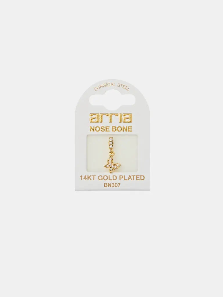 Red By Kiss Jewelry - Gold Nose Bone