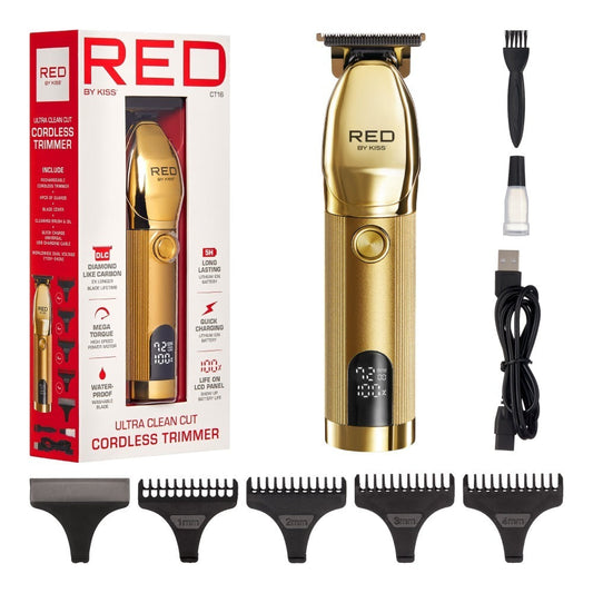 Red By Kiss Ultra Clean Cut Cordless Trimmer (CT16)
