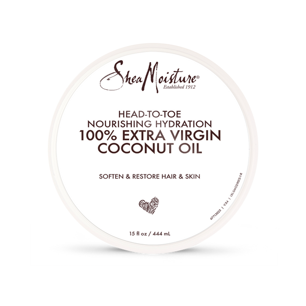 Shea Moisture 100% Extra-Virgin Coconut Oil Head to Toe Nourishing Hydration - 15 oz