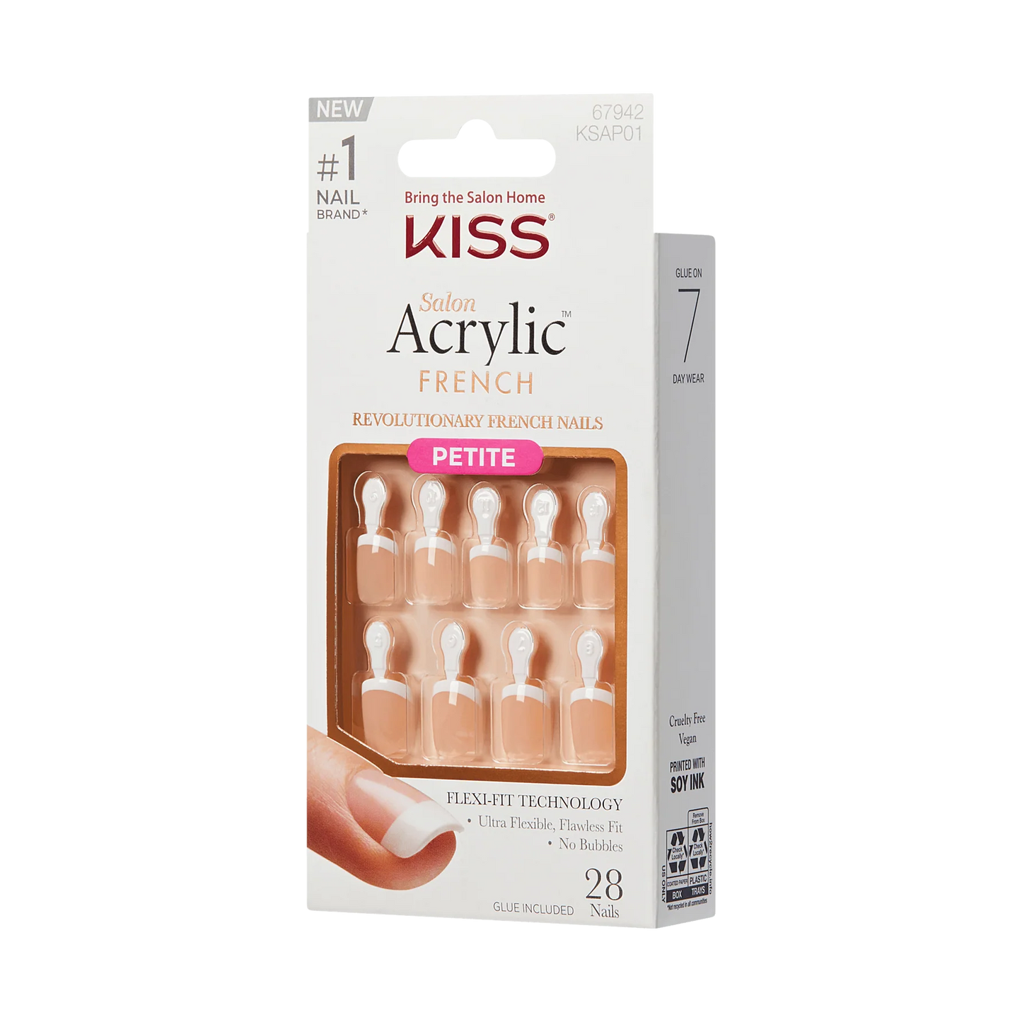 KISS Salon Acrylic French Nails