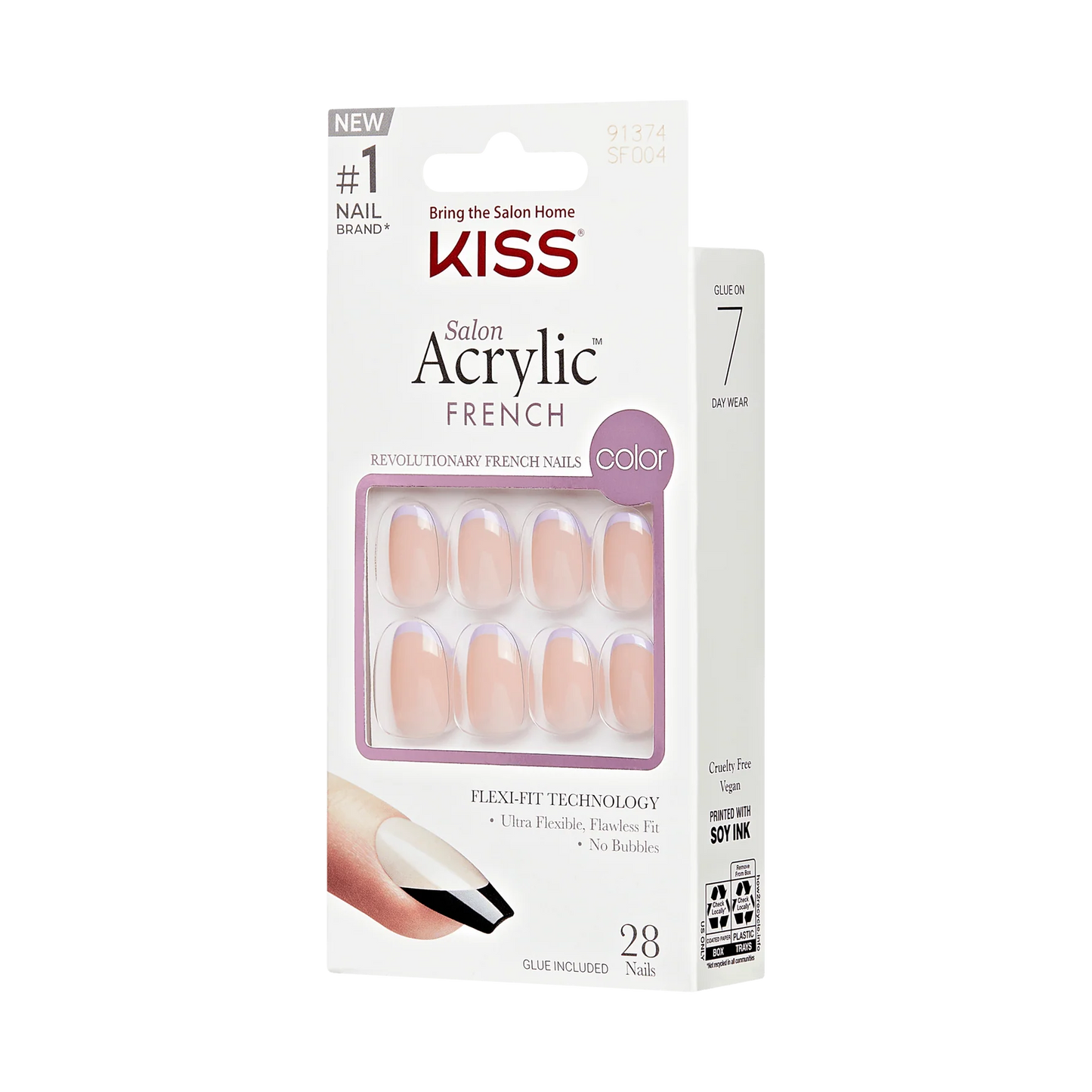 KISS Salon Acrylic French Nude