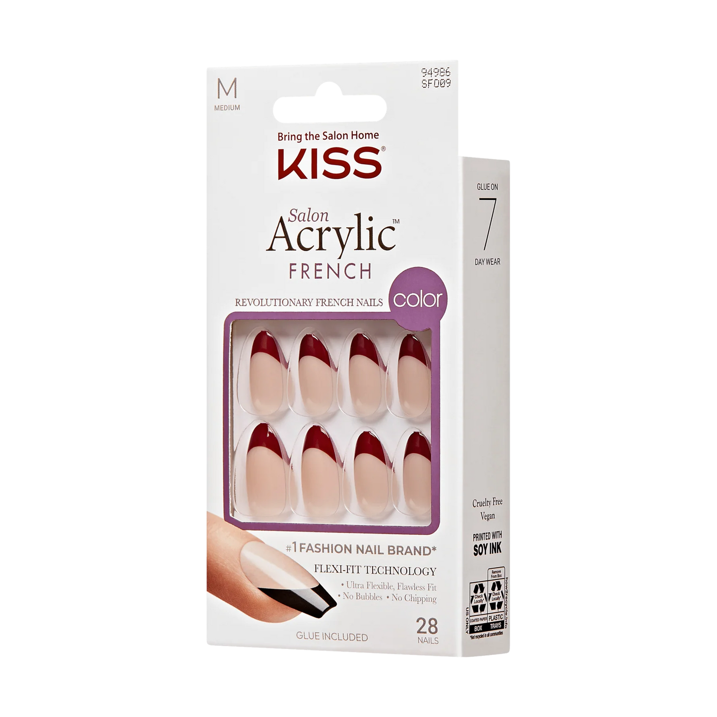 KISS Salon Acrylic French Nude