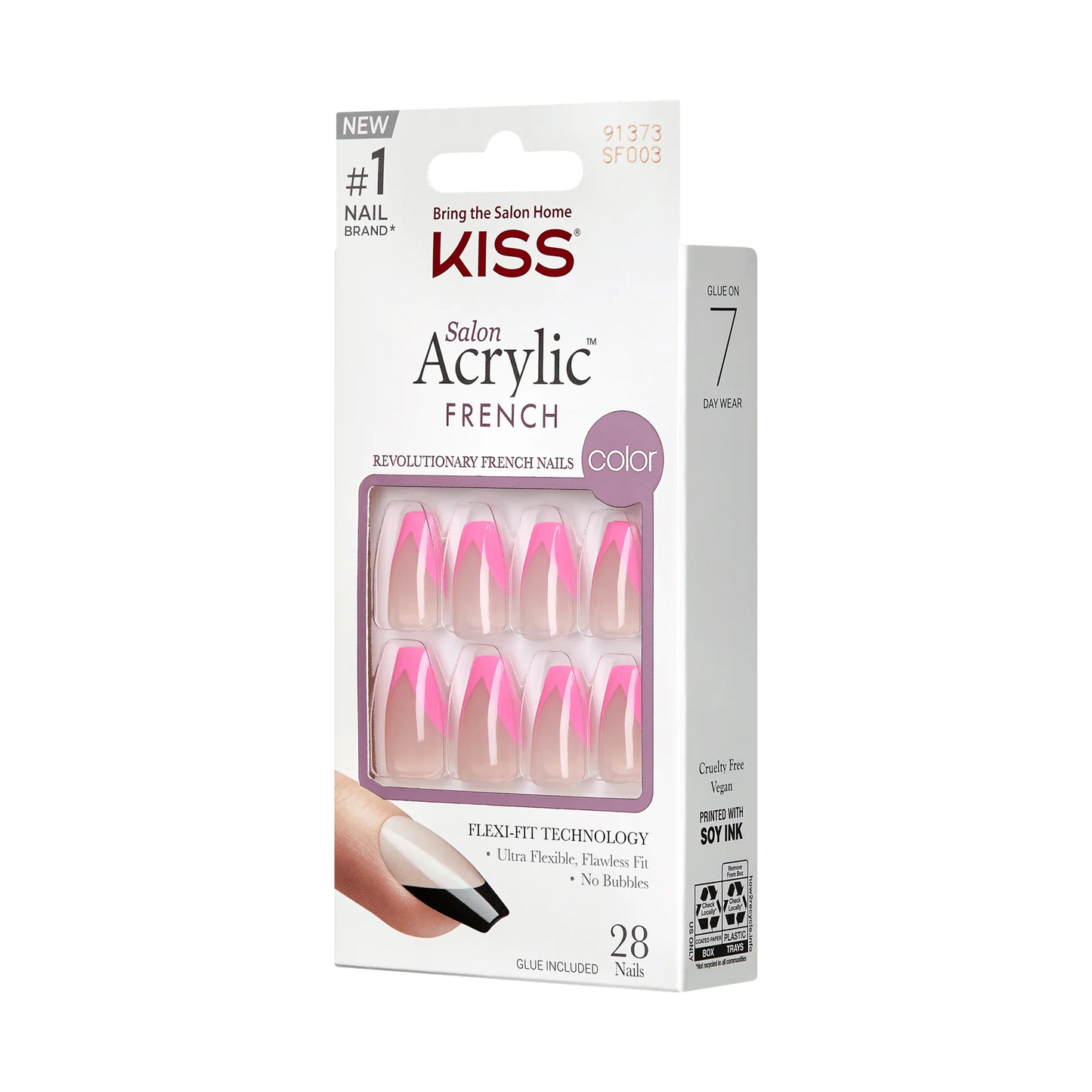 KISS Salon Acrylic French Nude