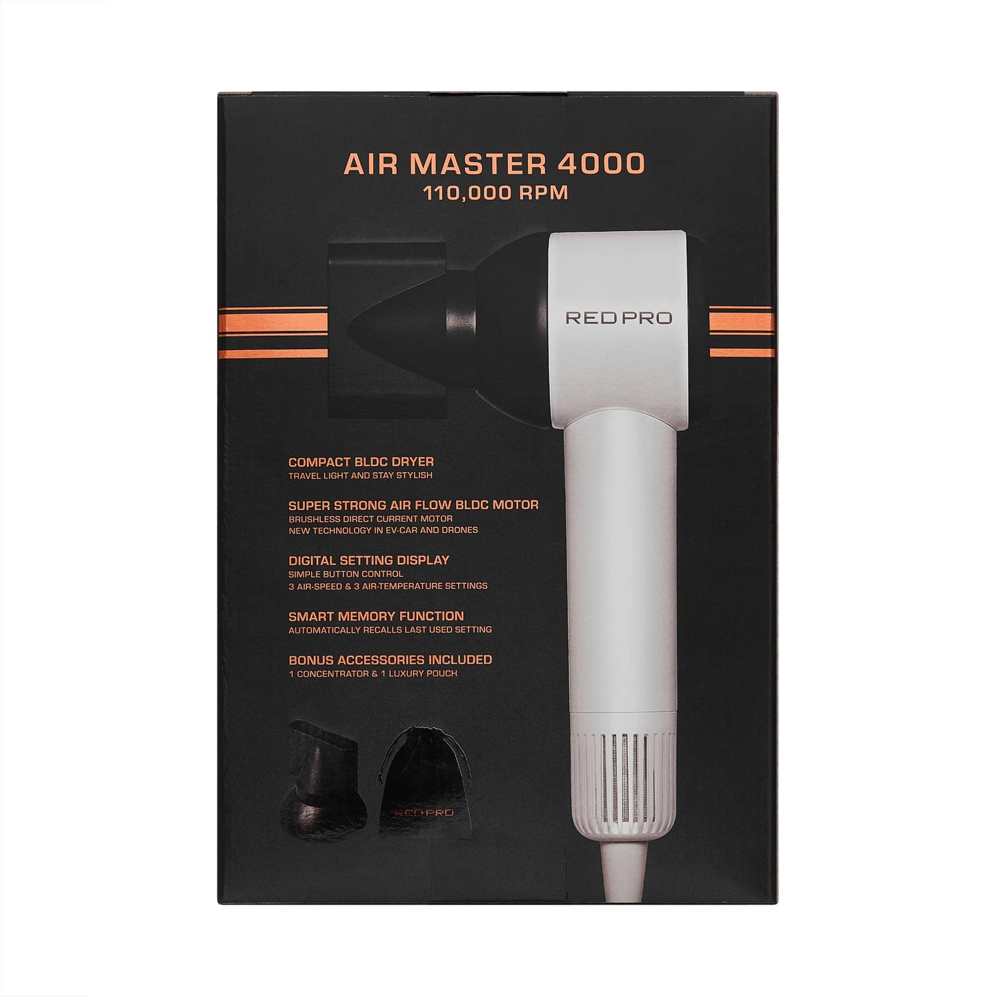 RED PRO - Air Master 4000 Compact Hair Dryer