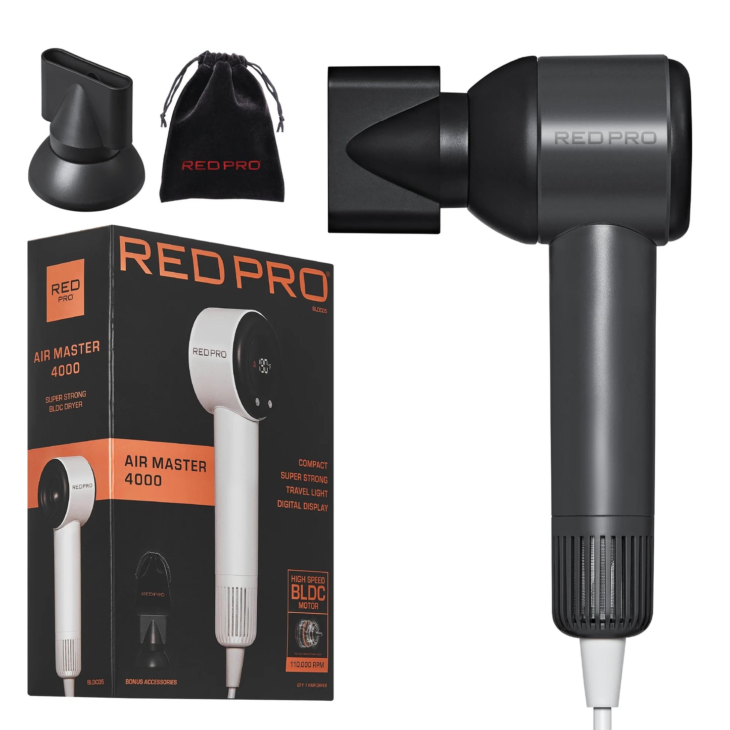 RED PRO - Air Master 4000 Compact Hair Dryer