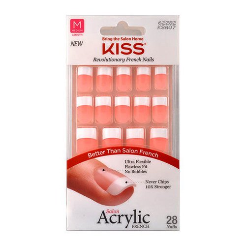 KISS Salon Acrylic French Nails