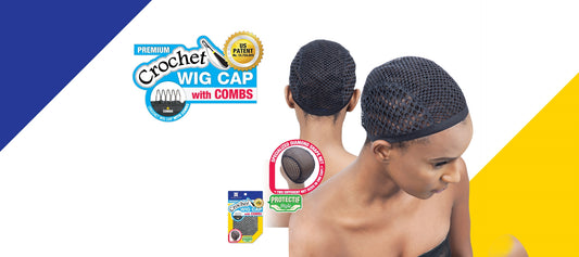 SNG Crochet Wig Cap with combs