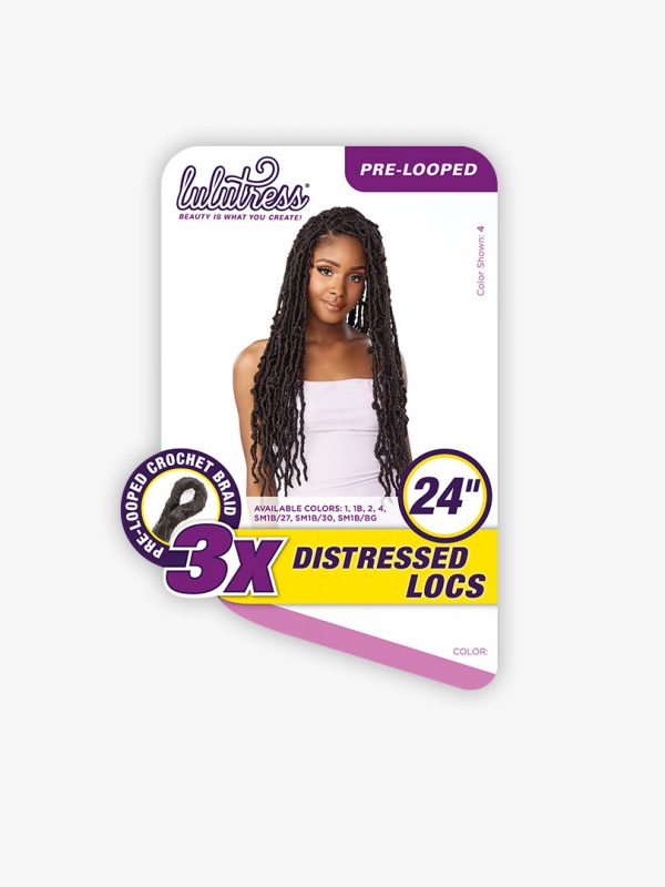 Lulutress Distressed Locs 3x 24"