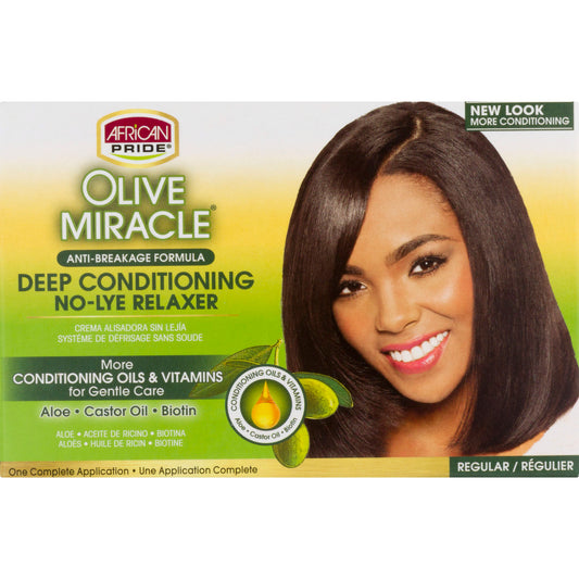 African Pride Olive Relaxer Kit