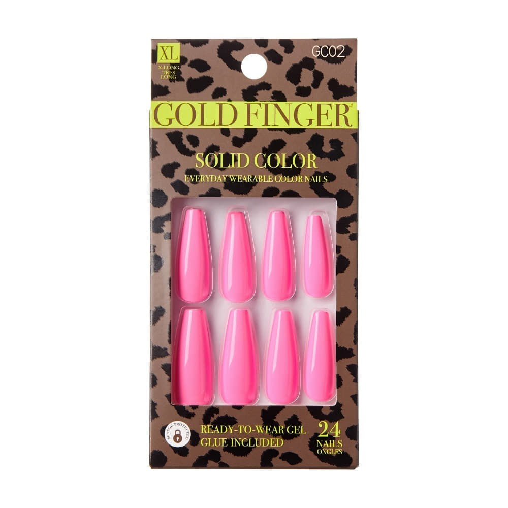 KISS Gold Finger Glam Ready-to-Wear Gel Manicure GFC10 (Matte Burgundy –  Gold Soul Beauty Supply