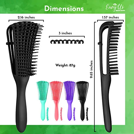 ENVY US HAIR Flex Fan Detangling Brush