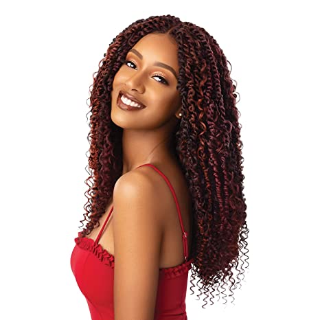(D) Outre Twisted Up Lace Wig - Boho Passion Waterwave 22"