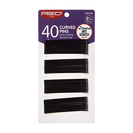 RED Bob Pins Jumbo 2 3/4" (Black) (HBP07)