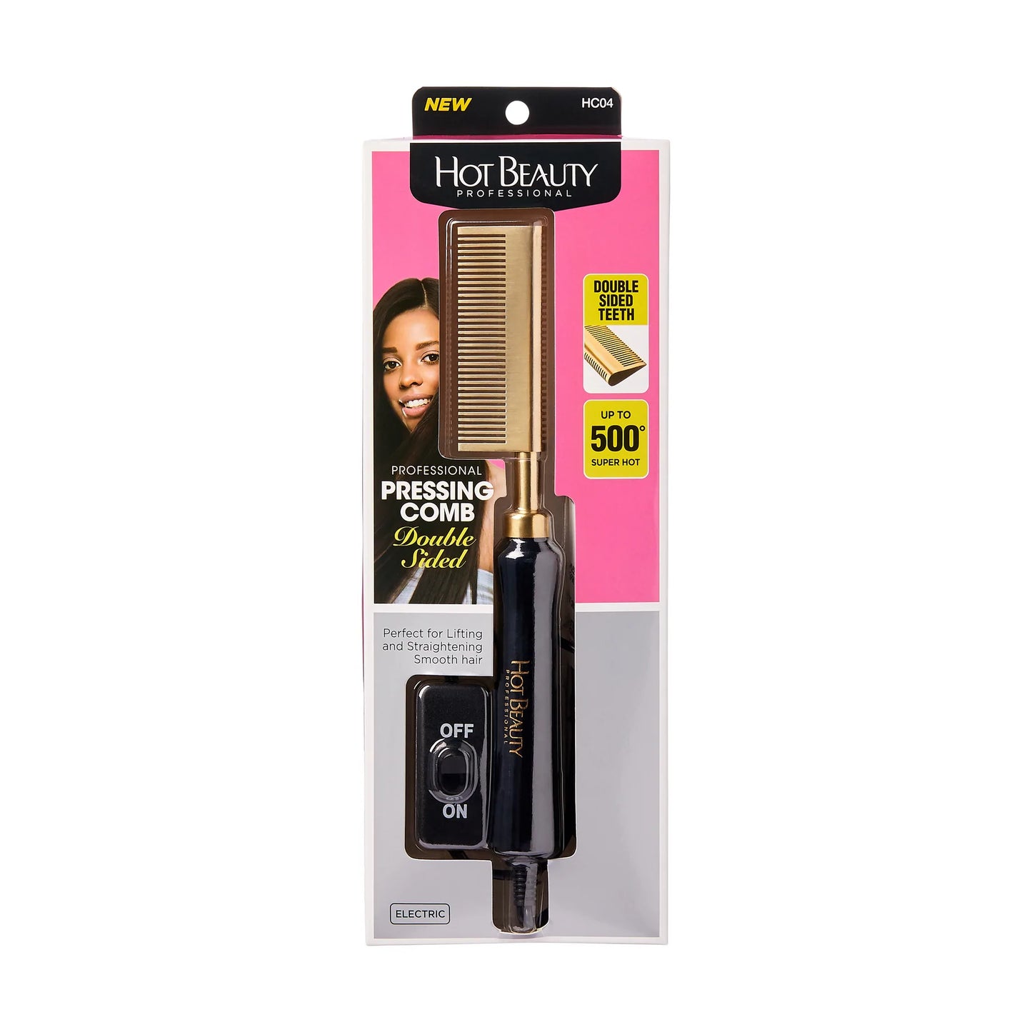 Hot Beauty Pressing Hot Comb (HC04-Double Sided)