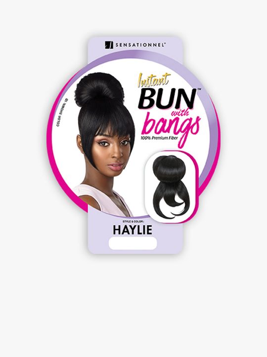 Instant Bun with Bangs - Haylie