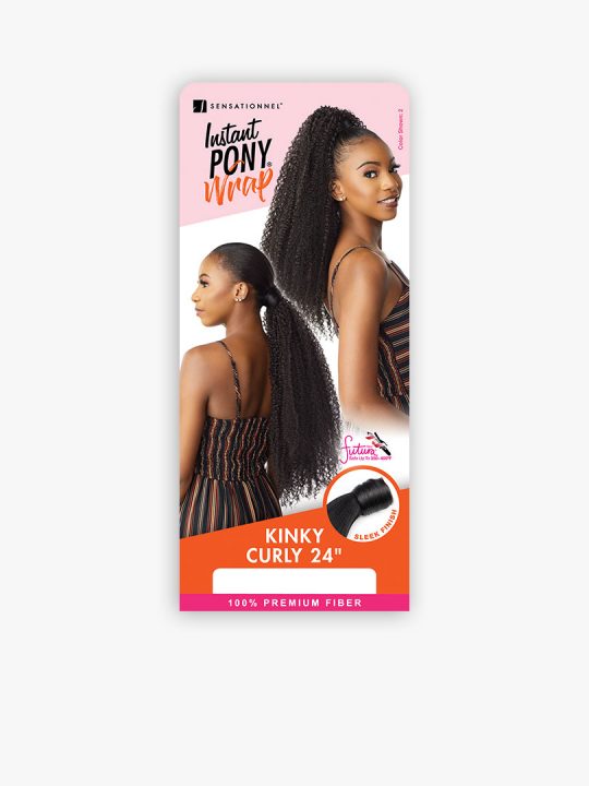 Instant Pony Wrap - Kinky Curly 24"