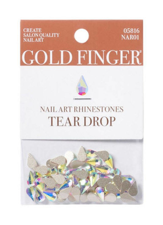 KISS GOLD FINGER Nail Art Rhinestones