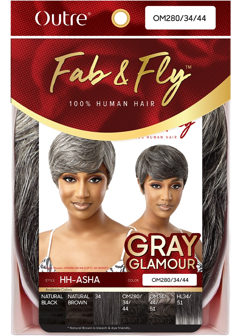 Outre Fab & Fly Gray Glamour - HH-Asha