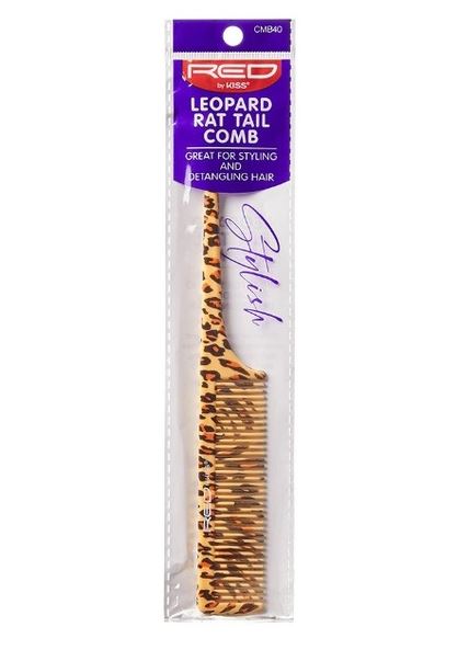 RED by KISS Leopard Rat Tail Comb (HM29)