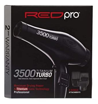 RED by KISS Pro Titanium 3500 Blow Dryer (BDP02N)